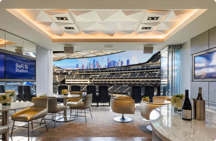 Private suite lounge
